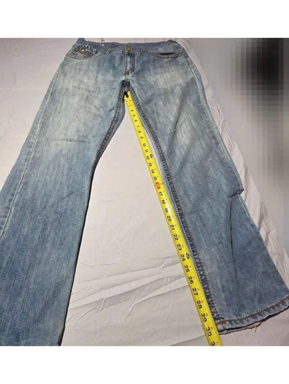 True Religion Billy Big T 36x32 Bootcut Jeans Light Wash